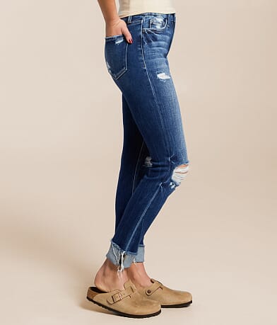 Flying Monkey Mid-Rise Ankle Skinny Stretch Jean full right side view