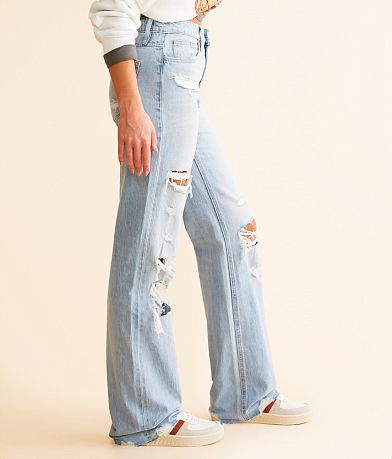 Flying Monkey Icon Straight Jean full left side view