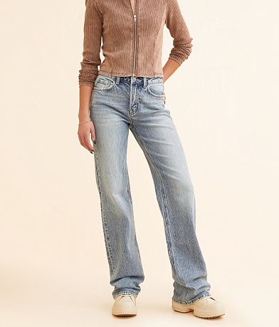 Flying Monkey Icon Straight Stretch Jean front view