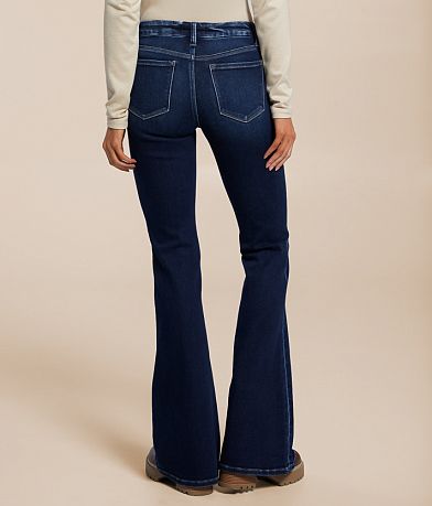 Flying Monkey Mid-Rise Flare Stretch Jean BACK