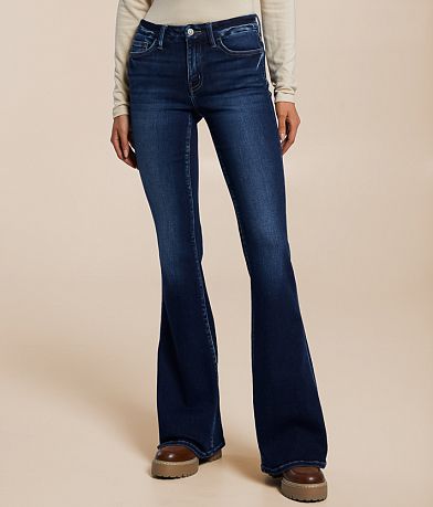 Flying Monkey Mid-Rise Flare Stretch Jean front view