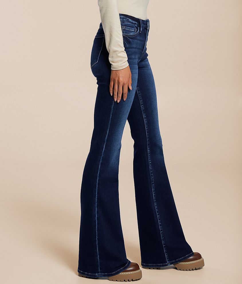 Mid-Rise Flare Stretch Jean