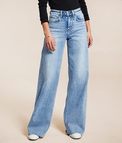 Flying Monkey High Rise Icon Wide Leg Stretch Jean front view
