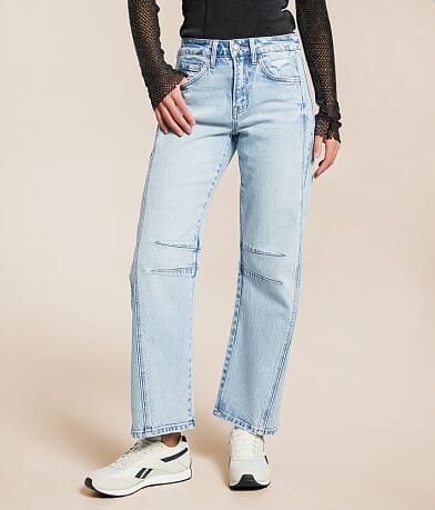 Flying Monkey High Rise Barrel Stretch Jean front view