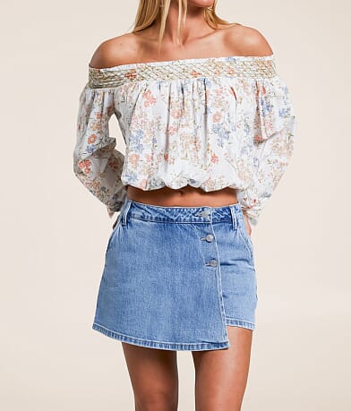 Flying Monkey High Rise Stretch Skort front view
