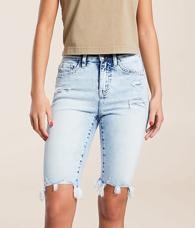 Flying Monkey High Rise Bermuda Stretch Short front view