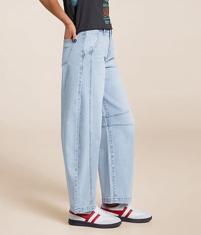 Flying Monkey Horseshoe Stretch Jean full left side view