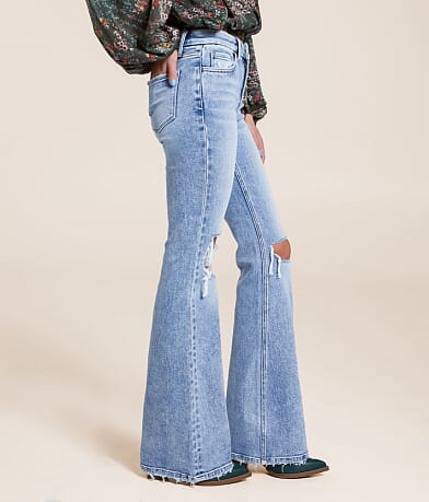 Flying Monkey Mid-Rise Flare Stretch Jean full right side view