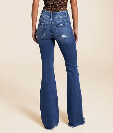 Flying Monkey Mid-Rise Flare Stretch Jean back view