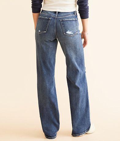 Flying Monkey Baggy Wide Leg Stretch Jean BACK