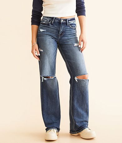 Flying Monkey Baggy Wide Leg Stretch Jean FULL_LEFT_SIDE