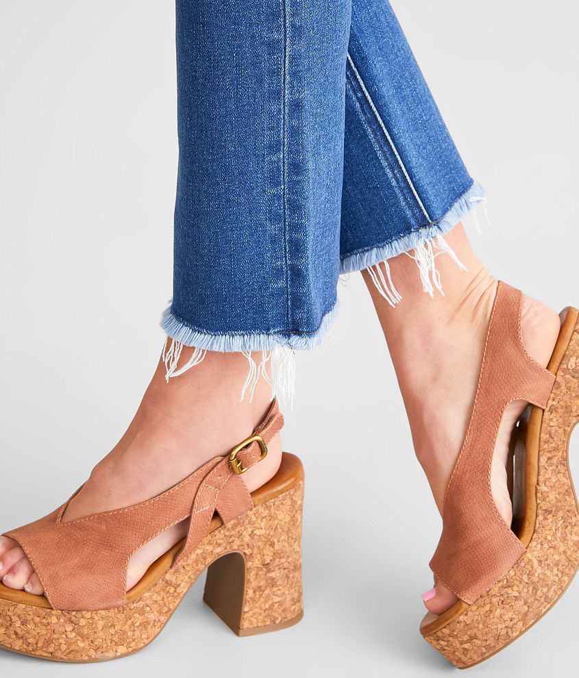 High Rise Cropped Straight Stretch Jean