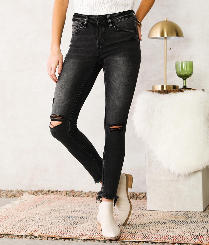 Flying Monkey Mid-Rise Ankle Skinny Stretch Jean front view