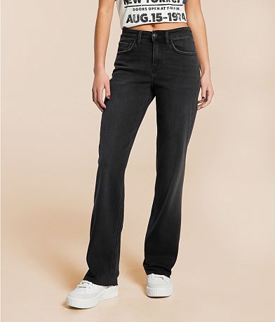 Flying Monkey High Rise Dad Jean front view