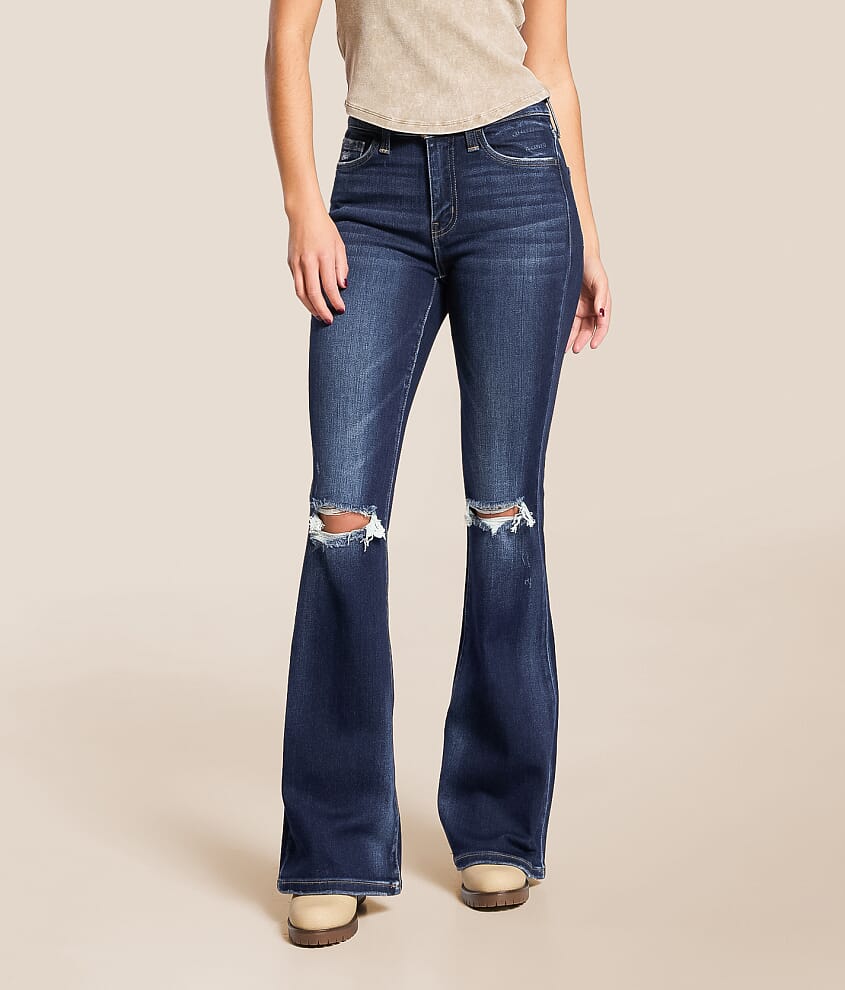 High Rise Flare Stretch Jean - thumbnail 2