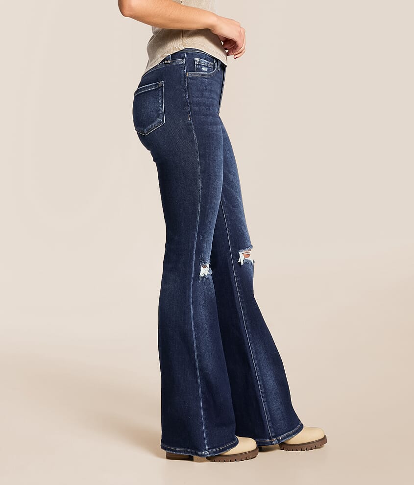 High Rise Flare Stretch Jean - thumbnail 3