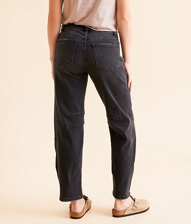 Flying Monkey High Rise Barrel Stretch Jean back view