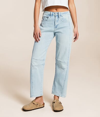 Flying Monkey High Rise Barrel Stretch Jean front view