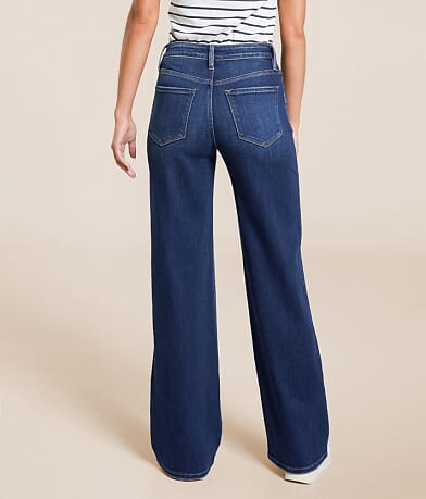 Flying Monkey High Rise Wide Leg Stretch Jean back view