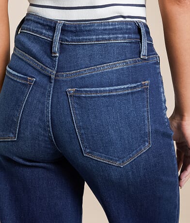 Flying Monkey High Rise Wide Leg Stretch Jean back pocket view