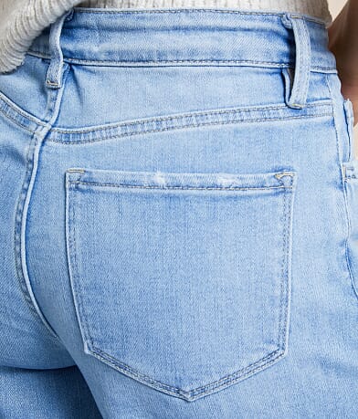 Flying Monkey High Rise Ultra Wide Leg Stretch Jean back pocket view