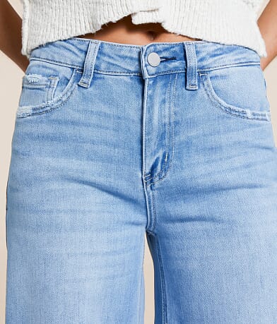 Flying Monkey High Rise Ultra Wide Leg Stretch Jean misc detail 1 view