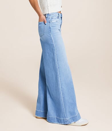 Flying Monkey High Rise Ultra Wide Leg Stretch Jean full right side view