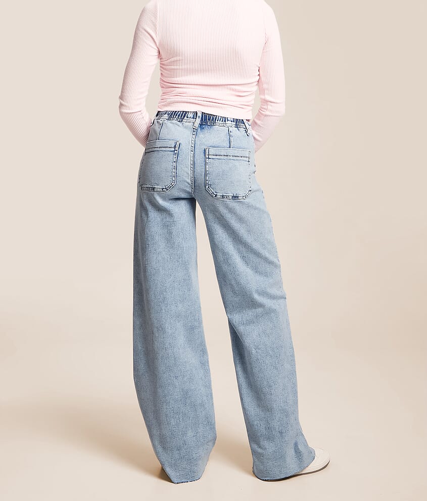 High Rise Wide Leg Stretch Jean