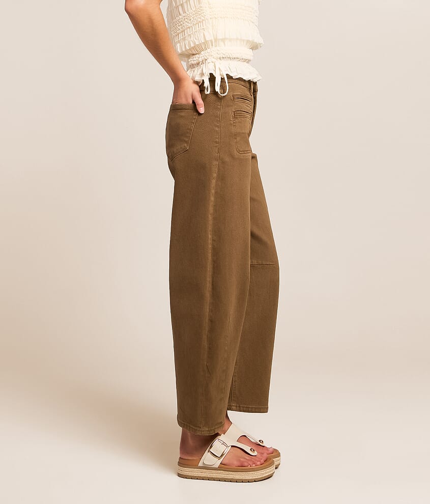 High Rise Barrel Stretch Jean