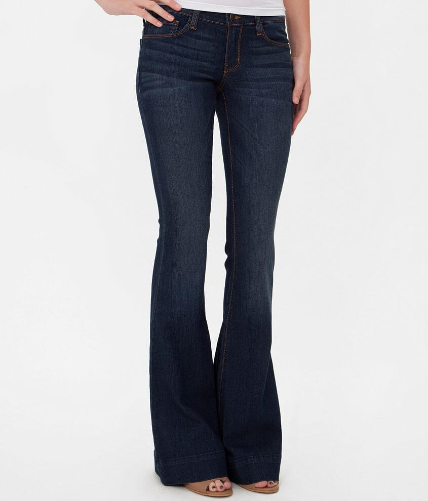 Flying Monkey Flare Stretch Jean Women's Jeans in Ocean Tide Buckle