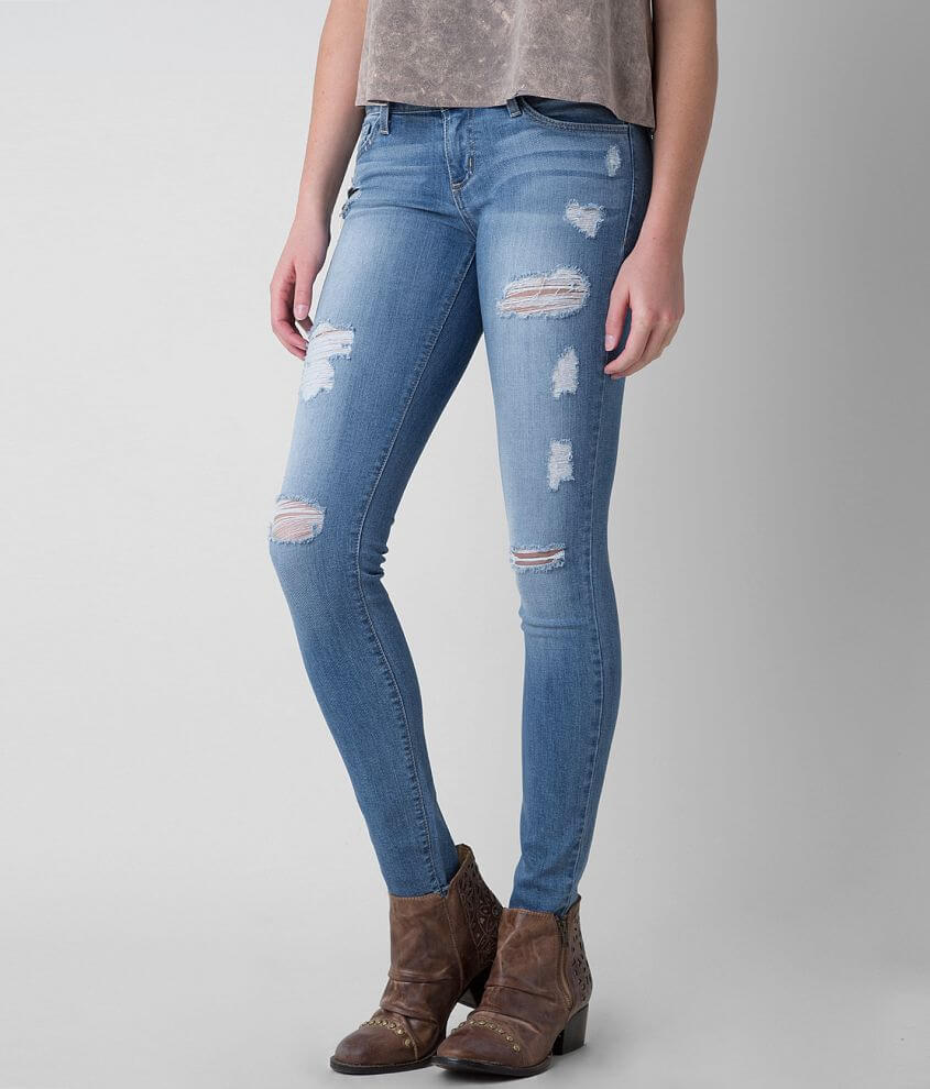 Flying Monkey Low Rise Skinny Stretch Jean front view