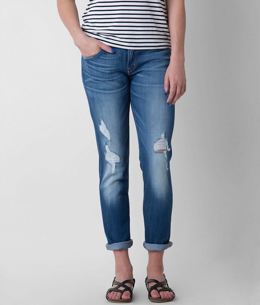 Flying Monkey Mid-Rise Boyfriend Cropped Jean front view