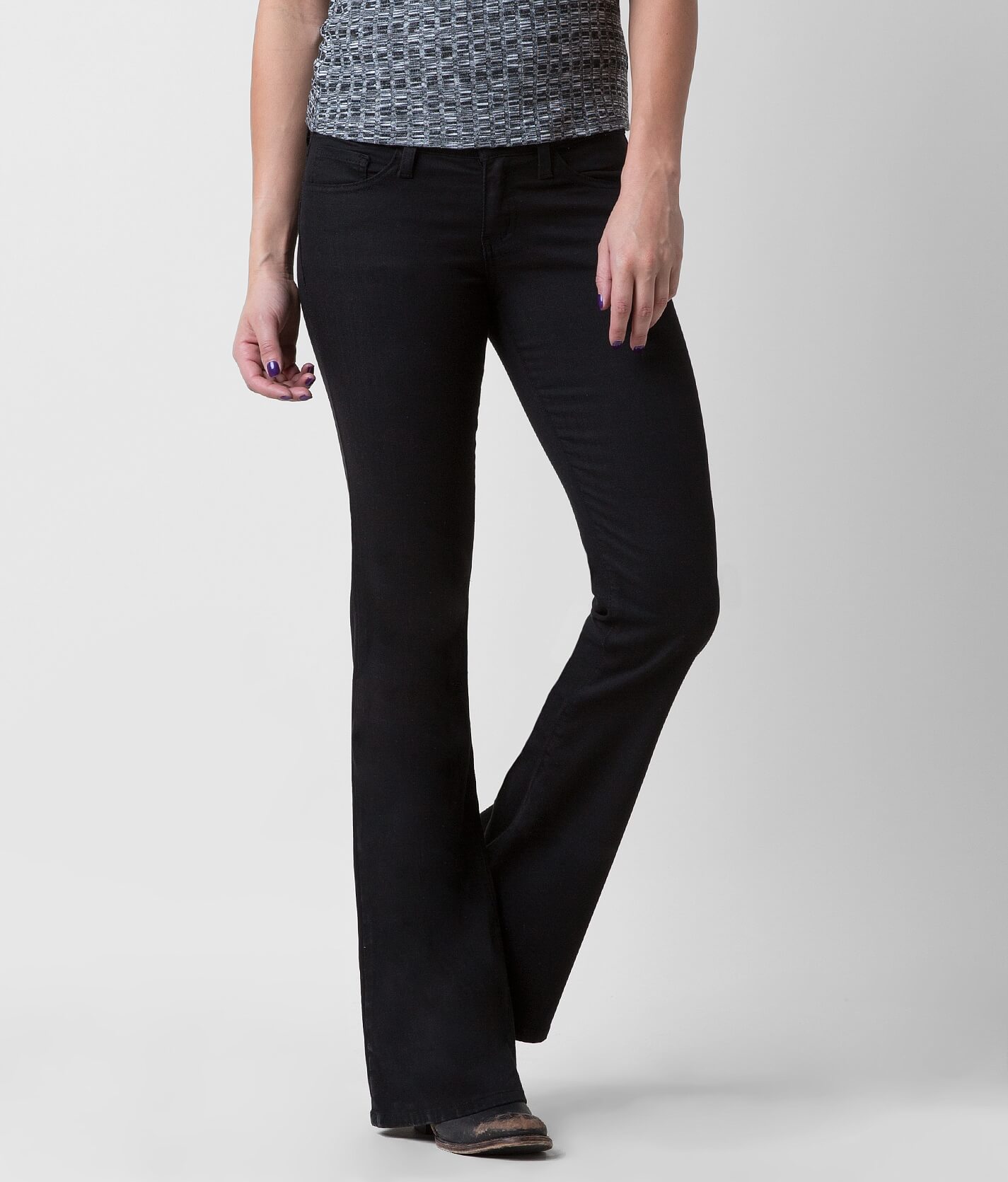 flying monkey black flare jeans