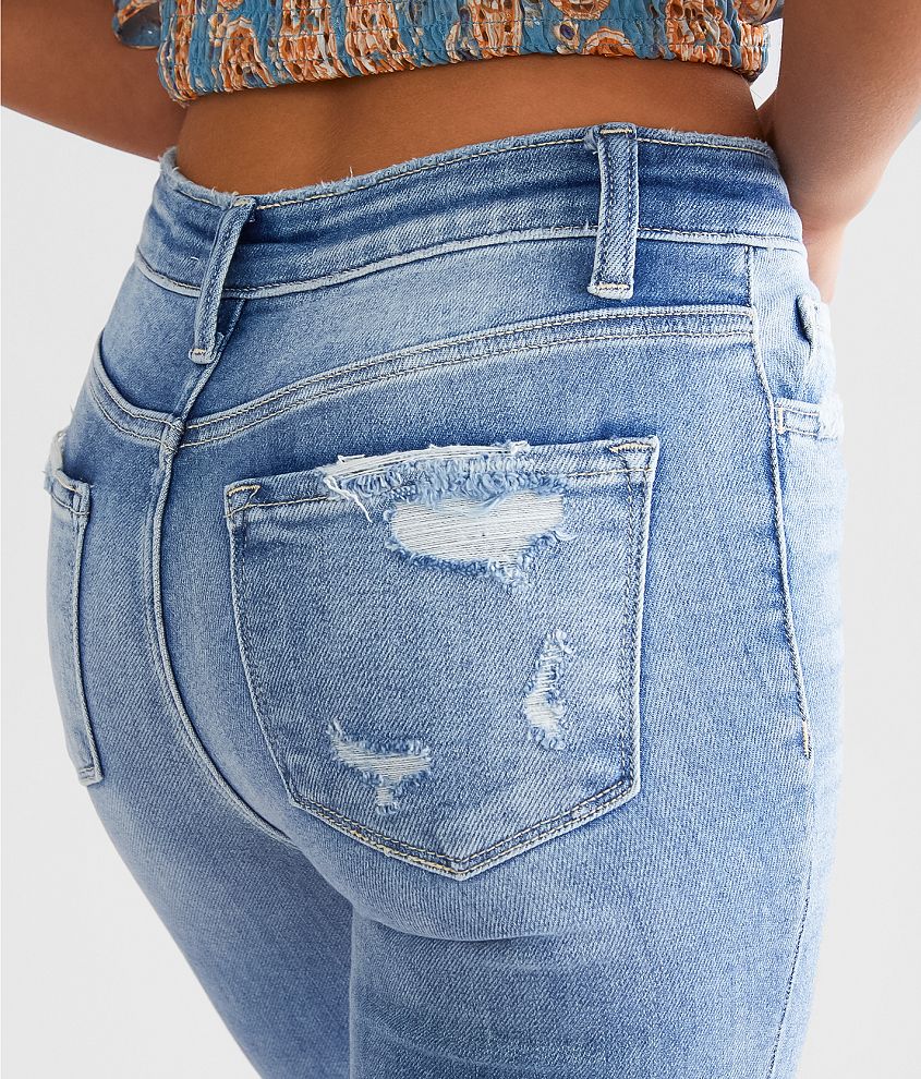 High Rise Ankle Skinny Stretch Jean