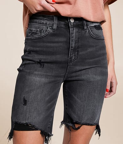 VERVET Valerie High Rise Stretch Weekender Short front view