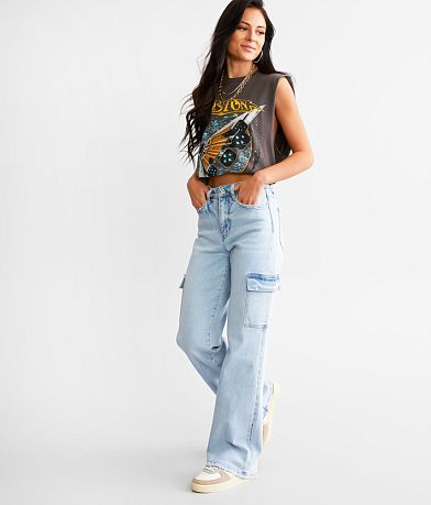VERVET Dixie 90&apos;s Vintage Straight Stretch Cargo Jean MISC_DETAIL_2