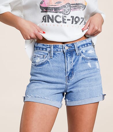 VERVET Rebecca High Rise Stretch Short front view