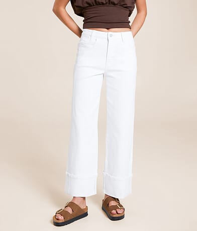 VERVET Kris Baggy Wide Leg Stretch Jean front view