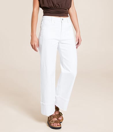 VERVET Kris Baggy Wide Leg Stretch Jean full left side view