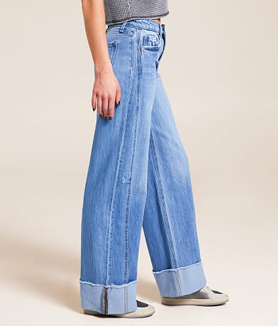 VERVET Olivia Wide Leg Stretch Jean full right side view