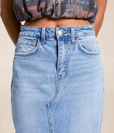 VERVET Claudia High Rise Midi Denim Skirt MISC_DETAIL_1