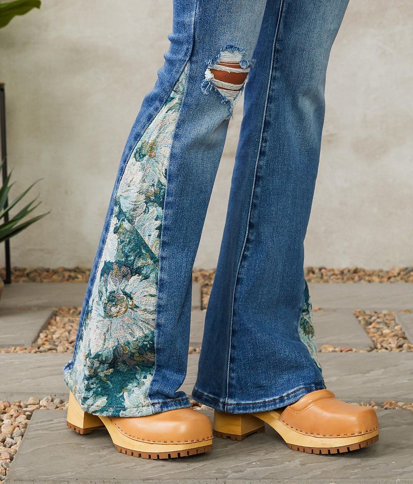 VERVET High Rise Flare Stretch Jean