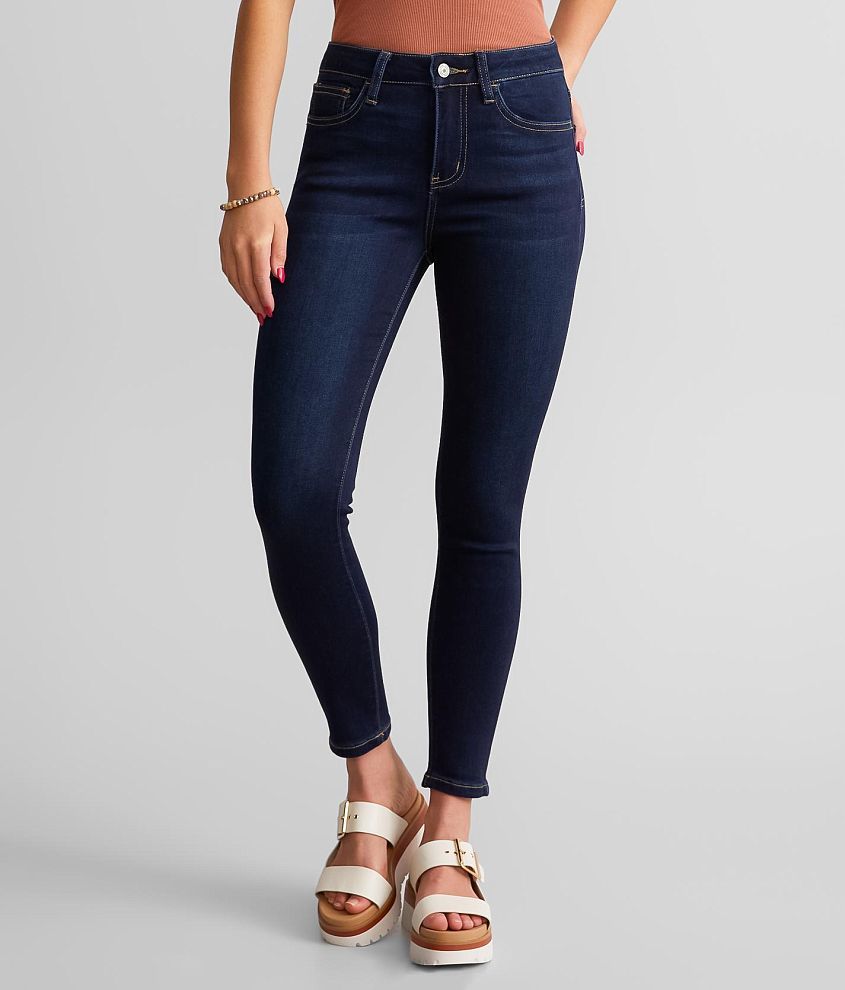 VERVET High Rise Ankle Skinny Stretch Jean front view