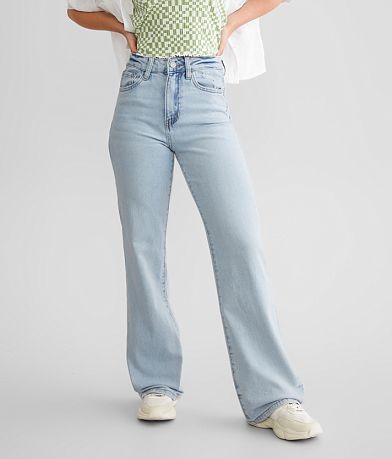VERVET 90s Vintage Flare Stretch Jean front view