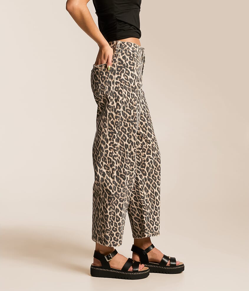 Kate Leopard Barrel Stretch Jean - thumbnail 3