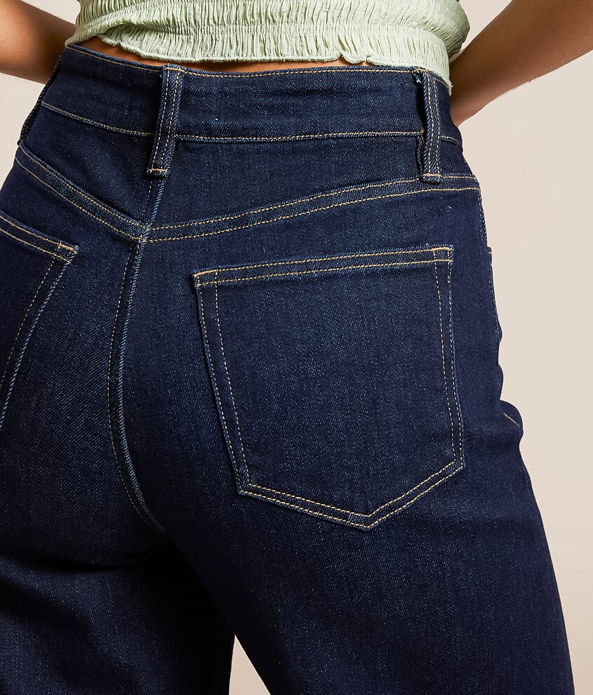 Olivia Wide Leg Stretch Cuffed Jean - thumbnail 5