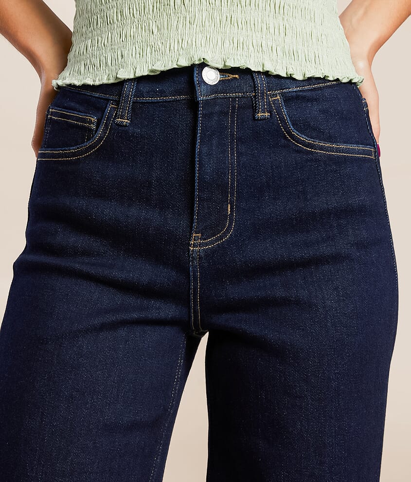 Olivia Wide Leg Stretch Cuffed Jean - thumbnail 6