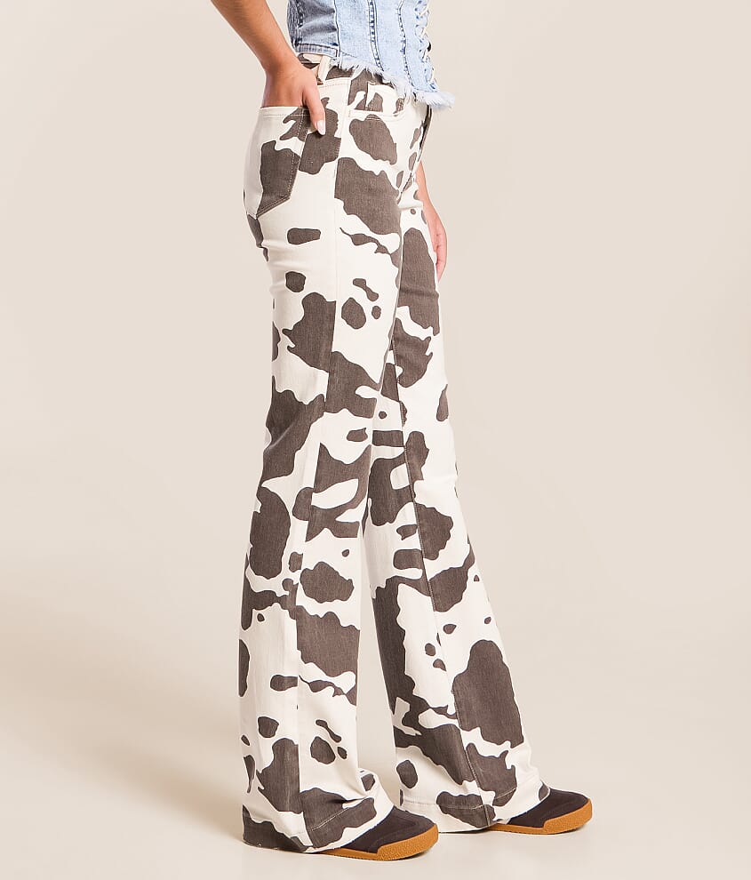 Willa Cow Print Trouser Jean