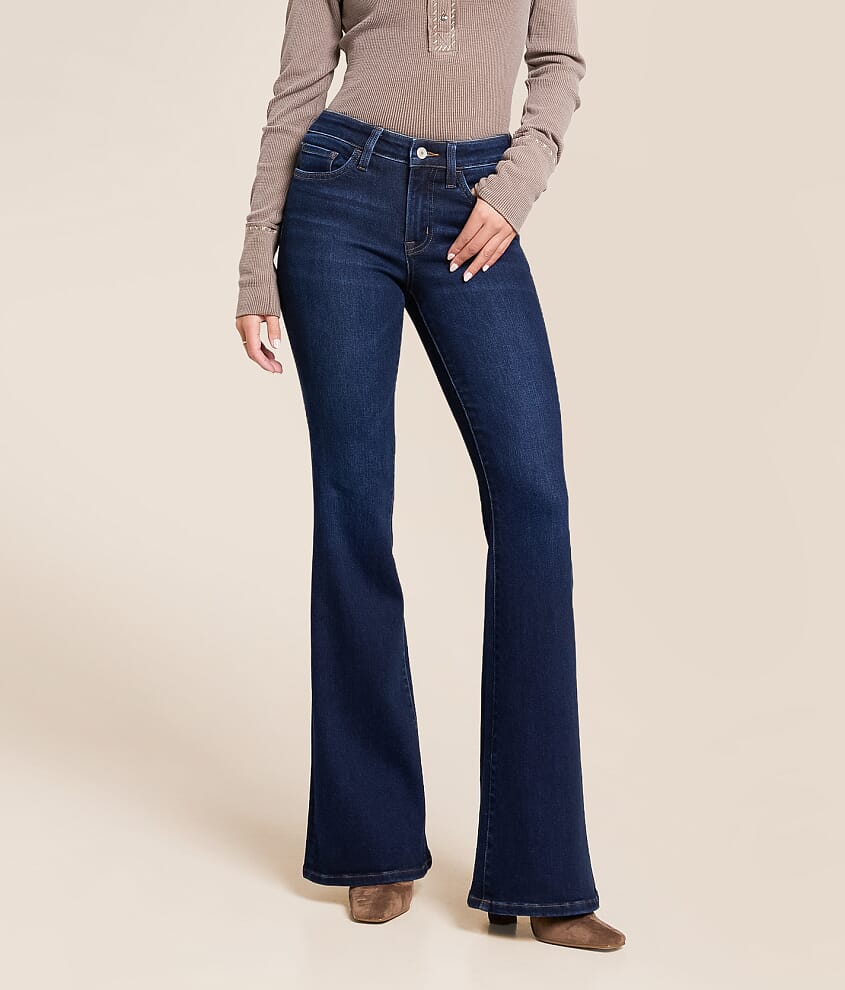 Bella Mid-Rise Flare Stretch Jean - thumbnail 2