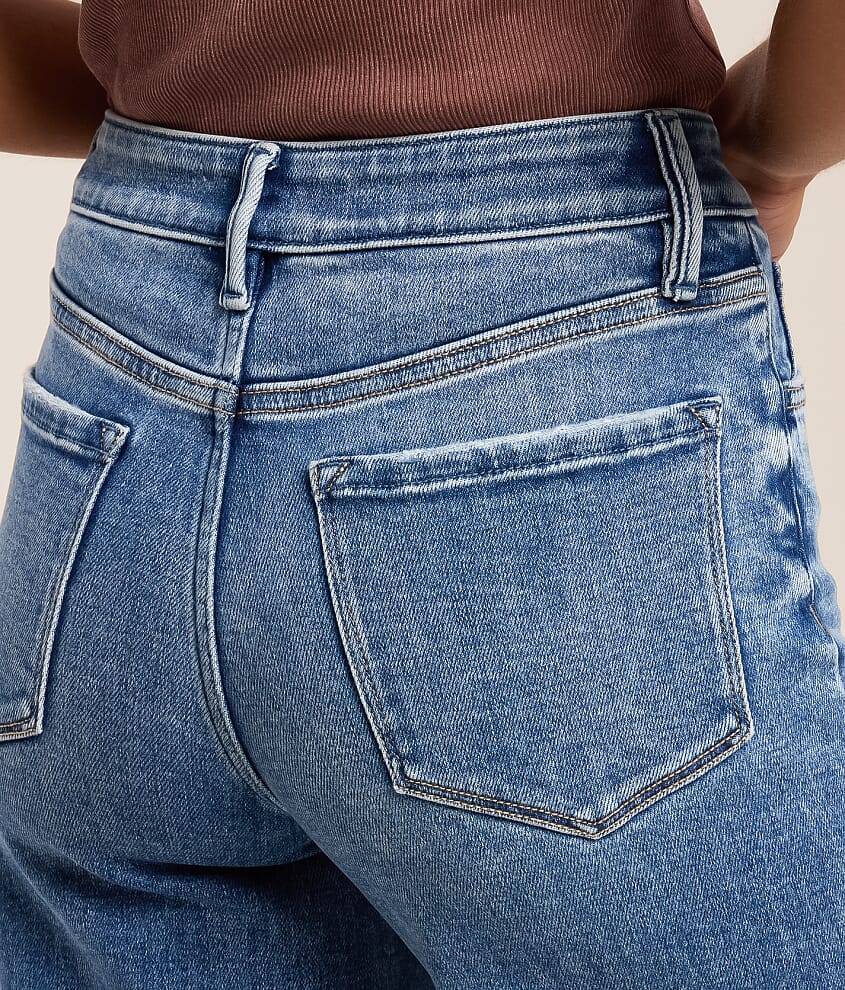 Olivia Cropped Wide Leg Stretch Jean